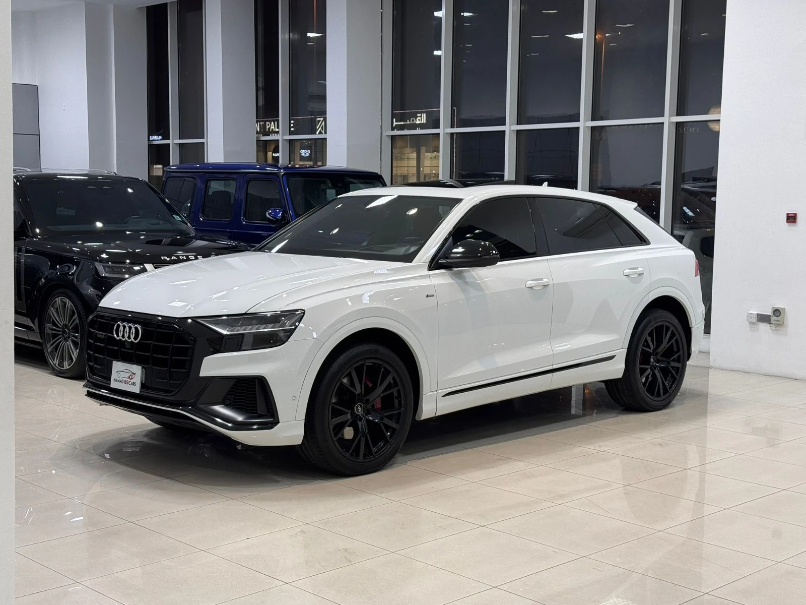 Audi Q8 S-line 2021 (White)